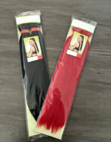 Vente en gros de mèches africaines synthétiques Ez Braiding Hair 2X 180g pour tresses, extensions de cheveux Afro Yaki en fibre coréenne