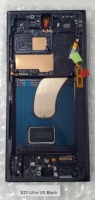 Écran AMOLED 6,78 pouces pour Samsung S23 Ultra, écran LCD de petite taille avec cadre, taux de rafraîchissement 120 Hz, non original, pièce de rechange (stock US)