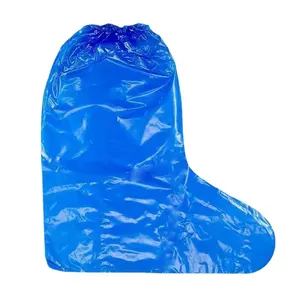 批发一次性加厚防水鞋盖防污鞋套户外塑料PE雨鞋型脚套
