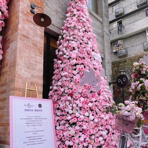 Artificial Roses <b>Single</b> Branch Silk <b>Flower</b> High Simulation Wedding Decoration HT-01 - Product Image 3