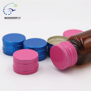 Tapones de tornillo de aluminio, tamaño 28mm, color azul y rosa - Product Image 5