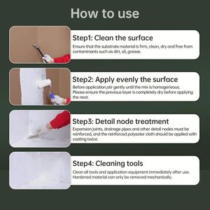 Revestimiento de Poliurea Moderno para Exteriores, de Dos Componentes, Color Sólido, Ecológico, Duradero, Material Impermeabilizante para Paredes Exteriores de Azulejos - Product Image 6