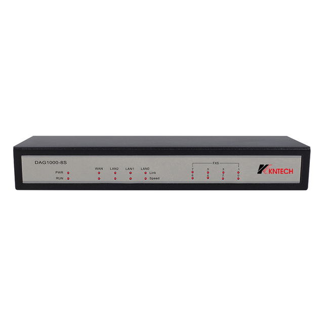 KNFX-8 8 Ports VOIP Gateway PABX Network Device for Remote Management System Interworking