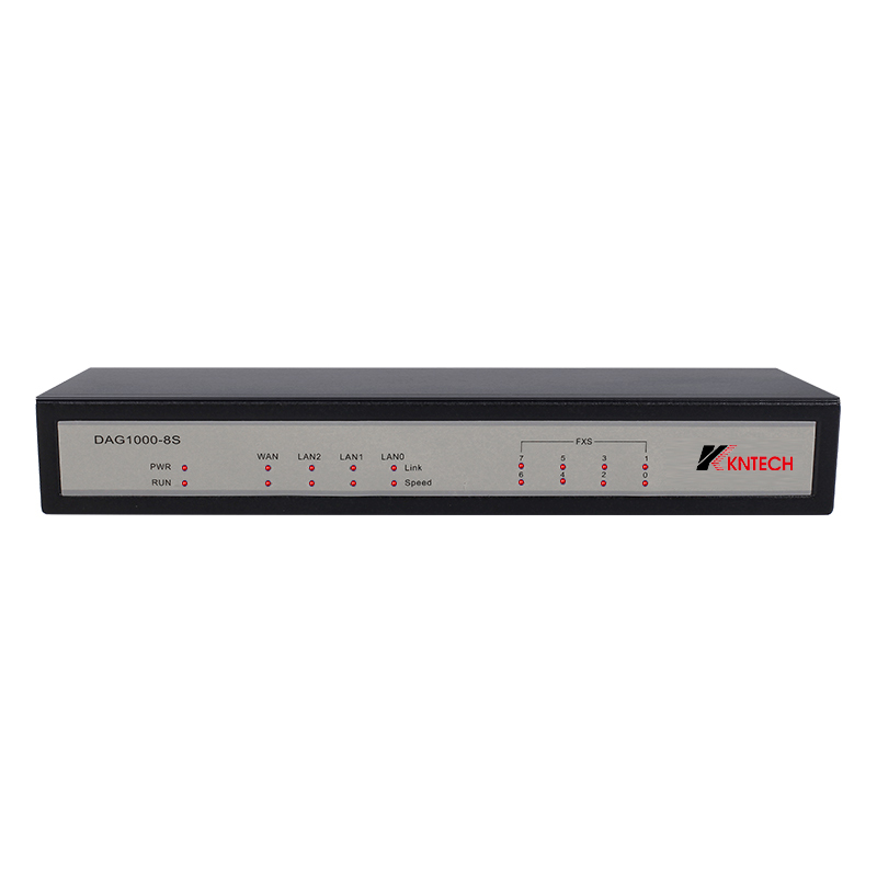 KNTECH 8 Ports VOIP Gateway KNFX