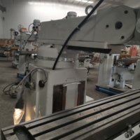 Fresadora Universal X6325 con Torreta, Cuerpo de Hierro Fundido, Fresadora Manual para Metal, Perforación, Roscado, Alimentación Asistida DRO X/Y/Z