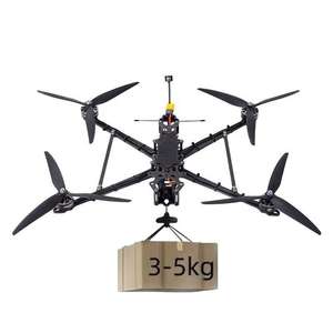 Drone de course FPV 10 pouces directement de l'usine, caméra 1080p, moteur brushless 900KV, VTX 5.8G, capacité de charge de 4 kg, quadricoptère télécommandé - Product Image 1