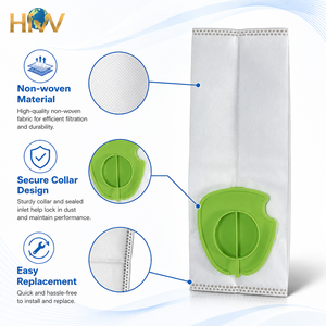 Bolsa de Polvo Ecológica No Tejida HNW para Aspiradoras <span class=keywords><strong>Gtech</strong></span> Pro Serie ATF301 - Product Image 4