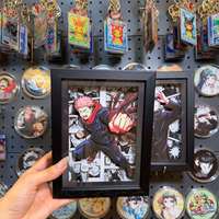Magnete per Frigorifero 3D in Carta con Luce LED, Design Anime, per Regali, Vendita all'Ingrosso