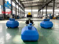 2 HP 1.5kw 380V 50/60hz 3 Fasa Gearbox Impeller Mesin Aerator Kolam Akuakultur Frekuensi Variabel Budidaya Ikan Udang