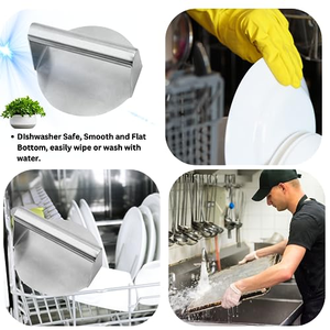 Presse à viande pour hamburger, presse à viande ronde avec poignée, en acier inoxydable, presse à burger ronde - Product Image 4