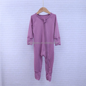 Tutina a Maniche Lunghe per Neonati YiYing, <span class=keywords><strong>Pigiama</strong></span> Intero Premium in Morbido Bambù, per Bambini e Bambine, con Cerniera Bidirezionale - Product Image 3