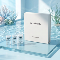 Seek Pretty Private Label 3+3 Centalla PDRN HA Kit de Soins Capillaires et Cutanés, Sérum Ampoule Cellules Souches pour Soins Capillaires
