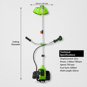 <span class=keywords><strong>Desbrozadora</strong></span> <span class=keywords><strong>de</strong></span> <span class=keywords><strong>Gasolina</strong></span> al Mejor <span class=keywords><strong>Precio</strong></span>, 52cc, 2 Tiempos, Cortadora <span class=keywords><strong>de</strong></span> Césped, Recortadora <span class=keywords><strong>de</strong></span> Maleza con Cuchilla y Cabezal <span class=keywords><strong>de</strong></span> Hilo para Césped, Certificado CE - Product Image 6