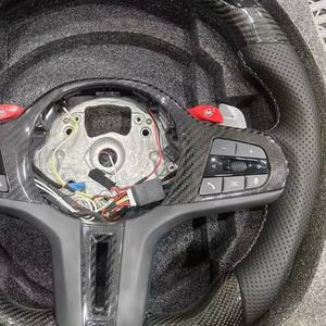 Volante de Fibra de Carbono para <span class=keywords><strong>BMW</strong></span> G20 G30 G20 G80 G21 G22 G31 G32 G11 M3 M4 M5 330i <span class=keywords><strong>330e</strong></span> 340i 440i, Volante con LED - Product Image 4