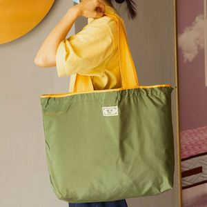 Sac de courses réutilisable pliable en polyester personnalisé, sac pliable, logo imperméable, sac fourre-tout réutilisable pliable - Product Image 6