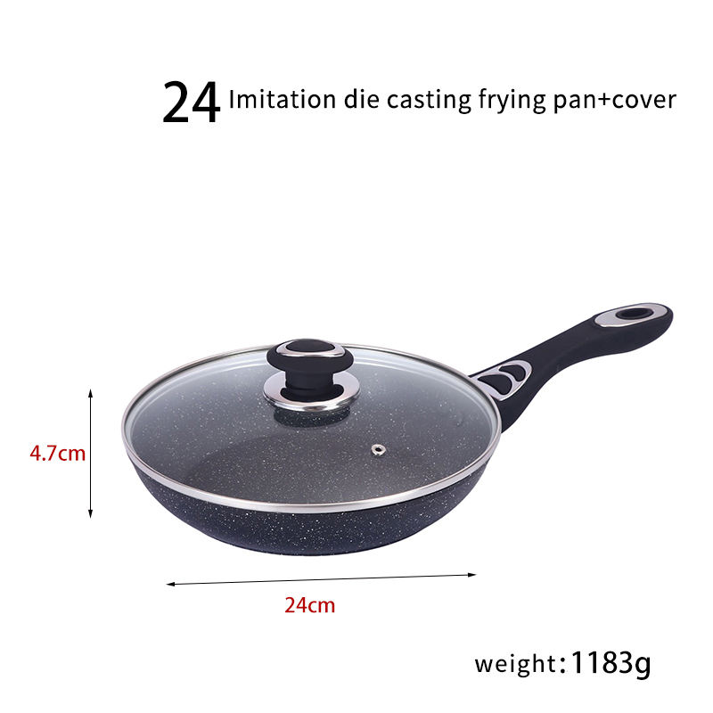 24 poêle à frire + couvercle