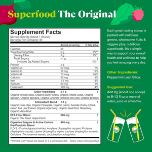 Nhãn hiệu riêng Superfood greens pha trộn bột vẻ đẹp tăng cường các enzym tiêu hóa ban đầu chế độ ăn uống sợi Spirulina củ cải đường gốc - Product Image 4