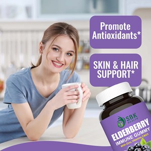 Gomitas de Saúco Negro de Marca Privada con Vitamina D3 y Zinc, Gomitas de Vitamina C que Promueven los Antioxidantes - Product Image 6