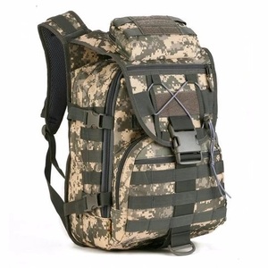 Sac à dos tactique multifonctionnel en nylon noir pour le camping et la randonnée M0360 - Product Image 1