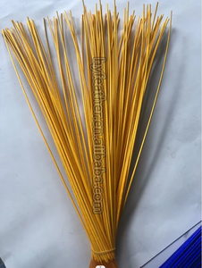 Bâton de paon blanc naturel teint en gros plumes de paon pour matériel de montage de mouches accessoire de pêche bricolage artisanat naturel - Product Image 5