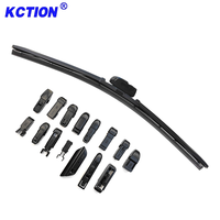 Essuie-glace de voiture hybride de haute qualité pour Kction K-715A multifonctionnel 16 adaptateurs 99% compatibilité divers essuie-glace de voiture