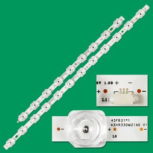 Tira de Retroiluminación LED HX-NO.2678 43HR330M21A0 4C-LB4321-HR01J 43HR330M21A1 para TV LED de 43 Pulgadas 43L8F 43F8F 43A820 - Product Image 1
