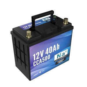 แบตเตอรี่ลิเธียม YUNFAN 12V 40Ah 500CCA สำหรับสตาร์ท-สต็อป กระแสพัลส์ 500A สำหรับสตาร์ทเครื่องยนต์รถยนต์ - Product Image 2