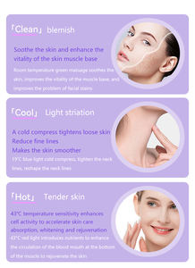 Appareil multifonctionnel de soin de la peau du visage et du cou, machine de beauté anti-rides, masseur chaud/froid pour le visage et le cou - Product Image 2