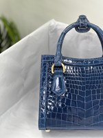 Sac fourre-tout en cuir de crocodile véritable – Sac à bandoulière de luxe en peau de crocodile de créateur |   Sac de travail et de soirée élégant pour femmes