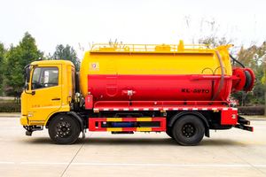 China Dongfeng Tianjing 4x2 Manual Diesel High Pressure Sewage Cleaning Dredging Truck with 10000L Tank and 150-250hp Engine - Product Image 3