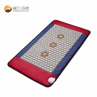 Lit de massage en pierre blanche coréenne Jiwan Lejia, tapis chauffant en tourmaline coréenne pour canapé