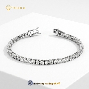 Bracelet Tennis Moissanite GRA Ice Out en Argent S925, Style Hiphop, pour Hommes et Femmes, Bracelet de Mode Moissanite, <span class=keywords><strong>le</strong></span> <span class=keywords><strong>Moins</strong></span> <span class=keywords><strong>Cher</strong></span> - Product Image 1
