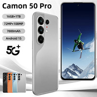 Smartphone Android Original Camon 50 Pro 5G, Batterie 7800 mAh, Appareil Photo IA, 16 Go + 1 To, Double SIM, Version Débloquée, Téléphones Mobiles 5G