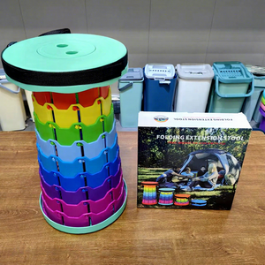 Ghế xếp dã ngoại câu cá du lịch hiện đại YIXIN <span class=keywords><strong>2026</strong></span> bằng nhựa - Ghế ngoài trời di động gấp gọn - Product Image 1