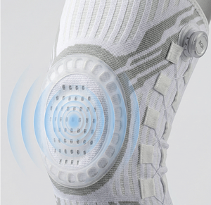 Nouvelle conception de genouillère professionnelle avec coussinet en gel pour la rotule et stabilisateurs latéraux - Product Image 6
