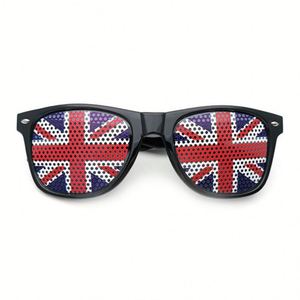 Lentes con Bandera Nacional Personalizada al por Mayor para Fanáticos del Deporte y Decoración de Fiestas, Accesorios para Gafas - Product Image 1