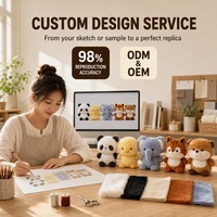 Collection de mini animaux en peluche doux et confortables pour le bureau, la chambre d'enfant et comme cadeau réconfortant, série d'animaux en peluche aux designs variés