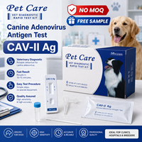 Veterinaire Honden Testkit, Zeer Gevoelig, Hot Selling CPV/CCV/GIA/CRV 4-in-1 Snelle Testkit voor Thuis/Kliniek, Gratis Monster Testkit
