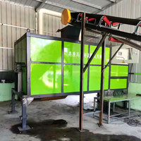 Cuve de Fermentation Horizontale Sande, Équipement Aérobie Haute Température, Moteur 10m 380V, Garantie 1 An, Engrais Organique Haute Performance