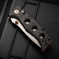 Mini BM273 couteau de poche poignée en Fiber de carbone CNC Camping extérieur tactique couteaux pliants EDC outil fournisseur
