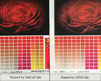 Pigment et colorant compatibles à base d'eau Inklab 5 couleurs pour encre pour imprimantes Canon IPF670/680/685/IPF770/780/785