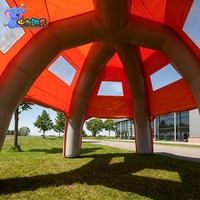 Tente promotionnelle gonflable personnalisée en PVC avec structure pneumatique pour roadshows, événements de marque, salons professionnels et marketing extérieur