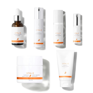 Imigle <span class=keywords><strong>Vitamin</strong></span> C Hydrating Series: Serum Wajah + Pelembap Intensif + Gel Pemulih Mata + Krim Perbaikan + Masker Wajah Enzim - Product Image 1
