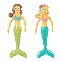 Jouets gonflables sirène en PVC personnalisés, poupées de filles d'anime, jouets en plastique gonflables, ballons originaux