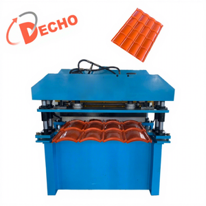 이중 단일 레이어 맞춤형 유약 타일 롤 성형 기계 금속 골판지 지붕 시트 벽 패널 만들기 기계 - Product Image 1