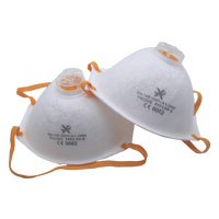 Meilleur masque de protection contre la poussière jetable EN149 FFP2 en tissu non tissé pour les travaux de construction industrielle