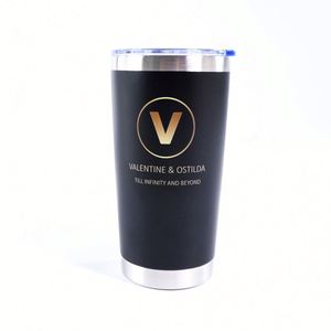 Promotional Custom Logo 16oz Vacuum Stainless Steel Aluminum Coffee Mugs Cups With Lids - Product Image 2