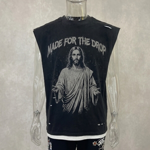 เสื้อยืดคัสตอม 100% ผ้าฝ้าย พิมพ์ลาย DTG ล้างสีแบบแอซิด คุณภาพพรีเมียม สไตล์สตรีทแฟชั่น ใส่ได้ทุกวัน สวมใส่สบาย เนื้อผ้านุ่ม เสื้อยืดผู้ชาย - Product Image 1