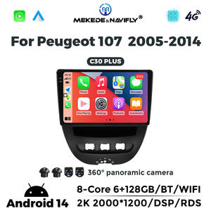 Navifly Le plus récent système Android 8core Car-play <span class=keywords><strong>Auto</strong></span> 2k indash autoradio pour Peugeot <span class=keywords><strong>107</strong></span> Support GPS DSP BT 360 Caméra - Product Image 2