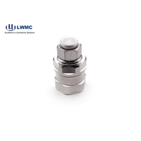 Conector Coaxial RF de Alta Calidad de 50 Ohmios, Conector Coaxial Macho 4.3-10 para Cable de Alimentación de 7/8 Pulgadas en Sistemas Inalámbricos 4G/5G